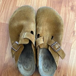 Birkenstock Boston Suede Leather Mink